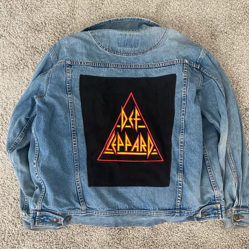 DEF LEPARD denim jacket